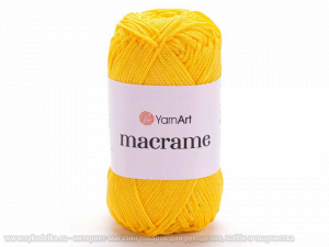 Пряжа YarnArt. Macrame. 90г. Желтый (142)
