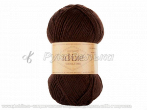 Пряжа Alize Wooltime. 100гр. Коричневый (026)