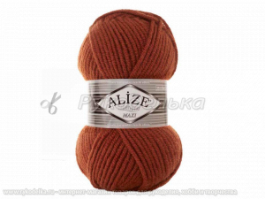 Пряжа Alize Superlana Maxi. 100гр. Корица (597)