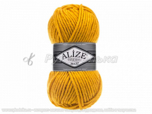 Пряжа Alize Superlana Maxi. 100гр. Желток (488)