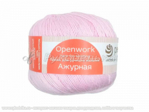 Пряжа Пехорка. Ажурная 50гр. Светлая бегония (180)