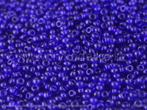 Бисер чешский Preciosa 10/0. Синий (30100) NT. 50гр