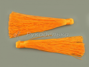 Кисть 12см. Оранжевая