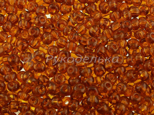 Бисер чешский Preciosa Размер 6/0. Коричневый (10110) NT.10гр.
