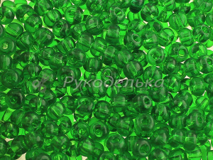 Бисер чешский Preciosa Размер 6/0. Зеленый (50120) NT.10гр.