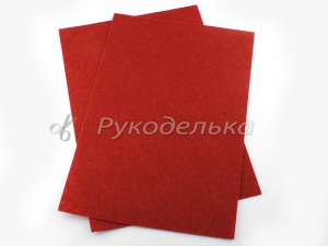 Фетр полужесткий 1мм. Бордовый. 20х30см.