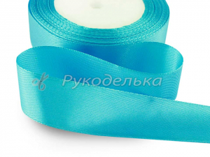 Лента атласная. Голубая №20. 25мм.