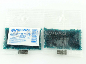 Бисер японский TOHO. 15/0. Морская волна (07BD). Прозрачный. 5 гр.