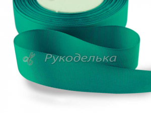 Лента репсовая. Изумрудная №180. 25мм