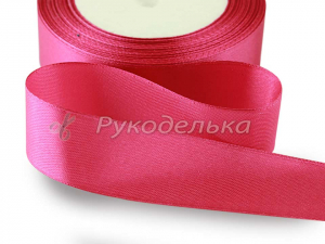 Лента атласная. Фукси №130. 25мм. 1м.