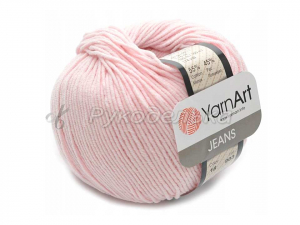 Пряжа YarnArt. Jeans 50гр. Пудра (18).