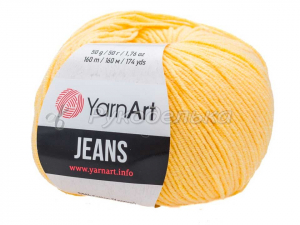 Пряжа YarnArt. Jeans 50гр. Дыня (88).