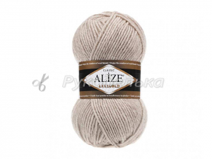 Пряжа Alize Lana Gold. 100гр. Бежевый меланж (152)