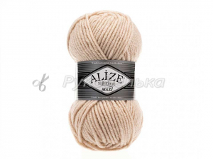 Пряжа Alize Superlana Maxi. 100гр. Медовый (310)