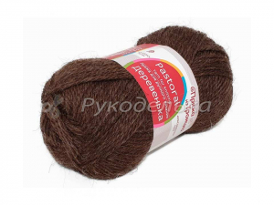 Пряжа троицкая. Деревенька 100гр. Коричневый (251)