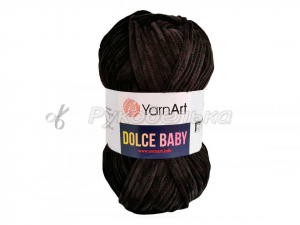 Пряжа YarnArt. Dolce Baby. Черный (742). 50гр.