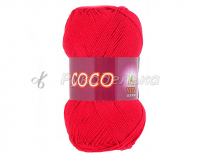 Пряжа Vita. Сосо. Красный (3856). 50гр.