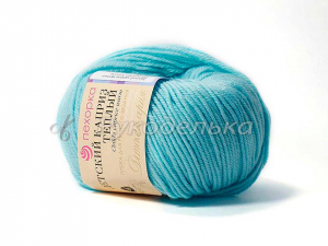 Пряжа Пехорка. Детский каприз теплый. 50гр. Голубая бирюза (222).