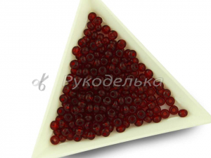 Бисер чешский Preciosa 6/0. Красный (90120) NT. 10гр.