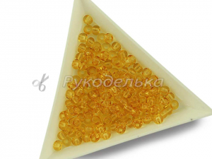 Бисер чешский Preciosa 6/0. Коричневый (10070) NT. 10гр.