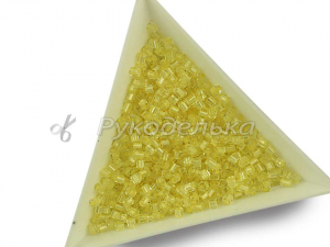 Бисер чешский Preciosa. Рубка. Желтый (08186) CTC. 10гр