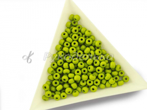 Бисер чешский Preciosa 6/0. Оливковый (53430) NO. 10гр.
