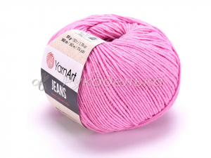 Пряжа YarnArt. Jeans 50гр. Сирень розовая (20).