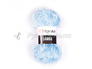 Пряжа YarnArt. Samba (травка) 100гр. Голубой светлый (2029).