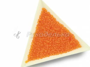 Бисер чешский Preciosa 10/0. Оранжевый (90000) NT. 10гр