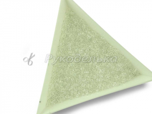 Бисер чешский Preciosa 10/0. Белый (00050) NT. 10гр
