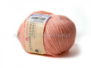 Пряжа Пехорка. Детский каприз теплый. 50гр. Роза нежная (1129).