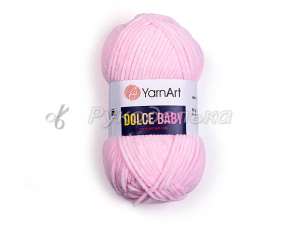 Пряжа YarnArt. Dolce Baby 50гр. Розовый нежный (781).