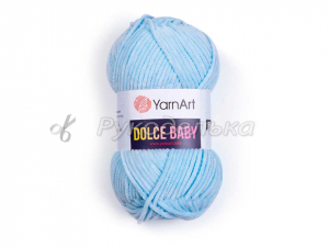 Пряжа YarnArt. Dolce Baby 50гр. Голубой светлый (749)
