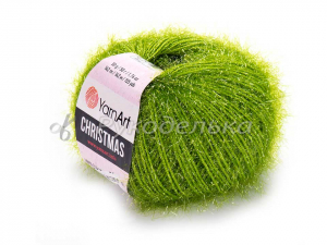 Пряжа YarnArt Christmas 50гр. Зеленый (43)