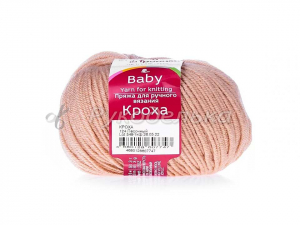 Пряжа троицкая. Кроха. 50гр. Песочный (124)