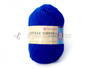 Пряжа Пехорка. Детская новинка 50гр. Василек (26)
