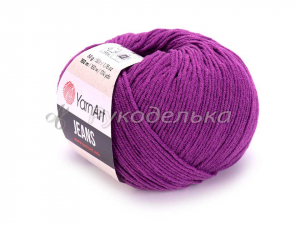 Пряжа YarnArt. Jeans 50гр. Слива (50).