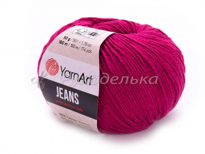 Пряжа YarnArt. Jeans 50гр. Цикламен (91).