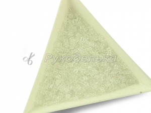 Бисер чешский Preciosa. Рубка. Белый (00050) NT. 10гр