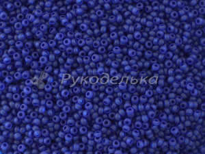 Бисер чешский Preciosa 10/0. Синий матовый (60300m) NT. 10гр