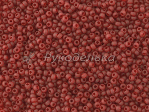 Бисер чешский Preciosa 10/0. Красный матовый (90090m) NT. 10гр