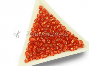 Бисер чешский Preciosa 6/0. Красный (97050) TSL. 10гр