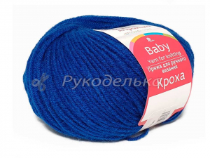 Пряжа троицкая. Кроха. 50гр. Василек (0026)