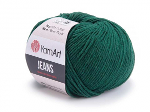Пряжа YarnArt. Jeans 50гр. Малахит (92).