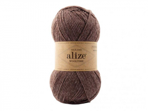 Пряжа Alize Wooltime. 100гр. Коричневый меланж (240)