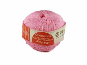 Пряжа Пехорка. Ажурная 50гр. Розовый (20)