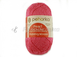 Пряжа Пехорка. Жемчужная 100гр. Ярко-розовый (11)