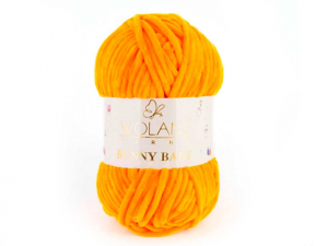 Пряжа Wolans. Bunny Baby 100гр. Манго (67).