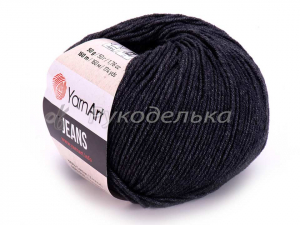 Пряжа YarnArt. Jeans 50гр. Серый темный (28).