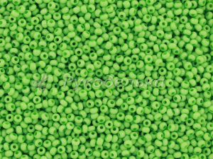 Бисер чешский Preciosa 10/0. Зеленый (03661) NO. 10гр